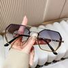 Women Vintage Square Sunglasses Men Mirror Gradient Oversized Female Retro Fashion Luxury Design Eyewear