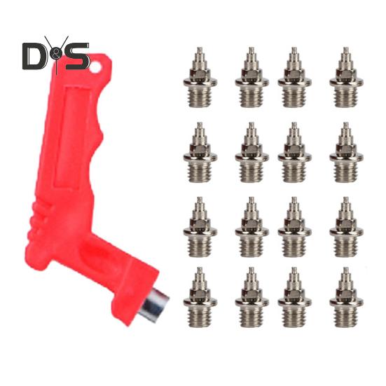 100 шт. шипов для беговых лыж из углеродистой стали, шипы для беговых и кроссовых кроссовок с ключом для шипов для спринтерских спортивных кроссовок