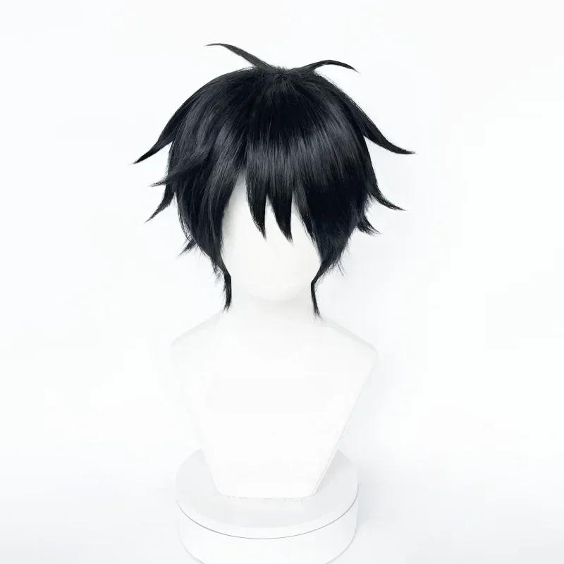 Monkey D. Luffy Cosplay Wig High Quality Anime Short Black Heat Resistant Synthetic Hair Party Hallowen Wigs