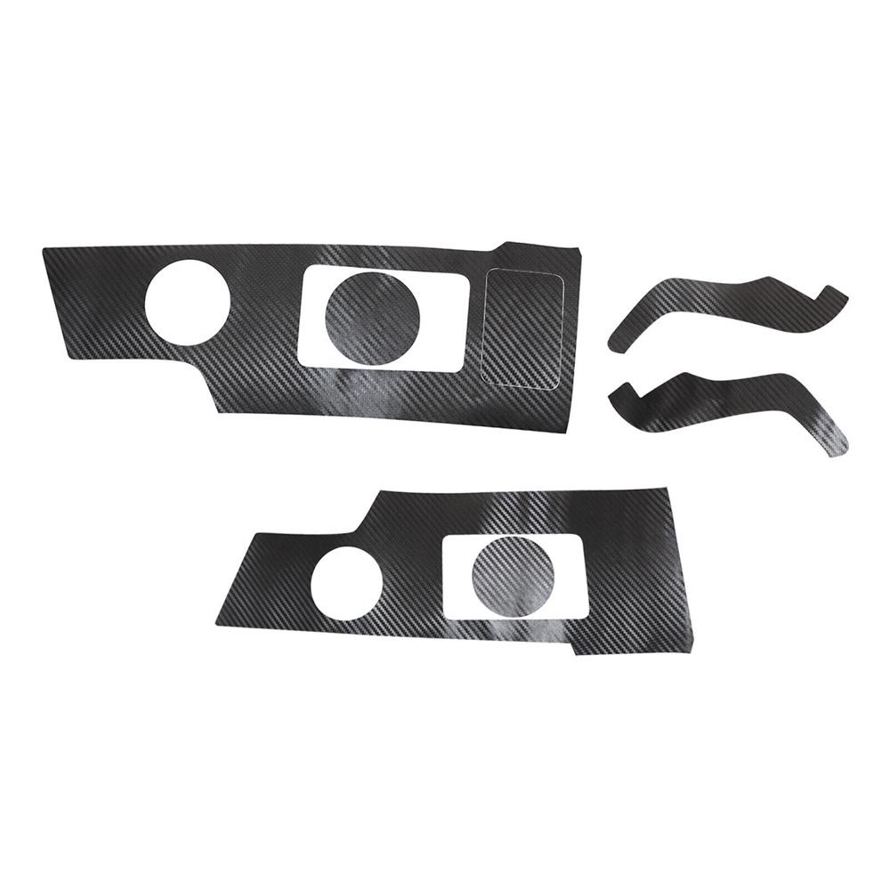 Carbon Fiber Look Car Interior Decor Kits Trim Sticker For Honda CR-V CRV 2007-2011
