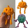 7CM 3D Printed Pumpkin Men Party Decorations Prop Accessories Home Halloween Pumpkin Printed Articulated Noctilucent Pumpkin Man