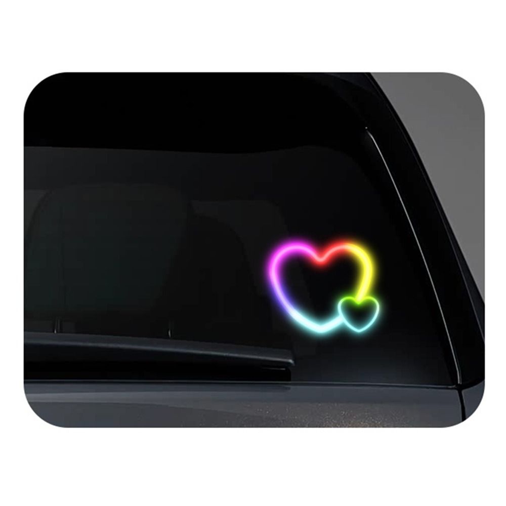 Soft Illumination Car LED Heart Light Easy Installation Car Ambient Light  Romantic Decor
