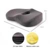 Premium Soft Hip Support Pillow Memory Foam Massage Chair Mat for Home