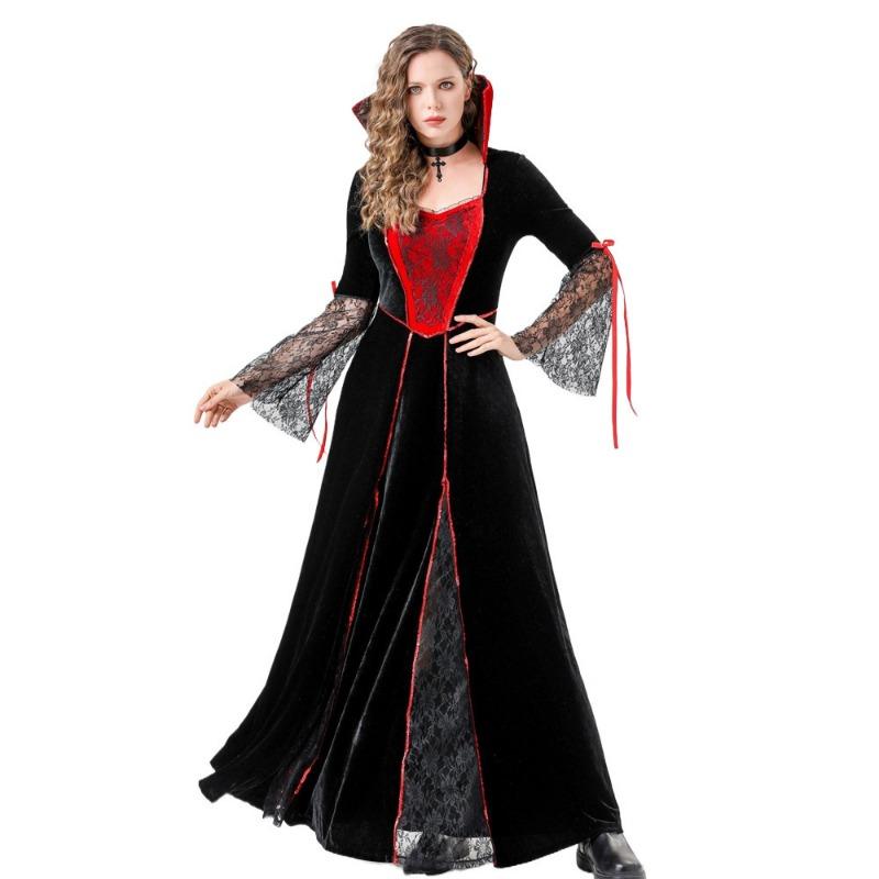 Halloween Court Dress Adult Vampire Vampire Queen Witch Stage Costume