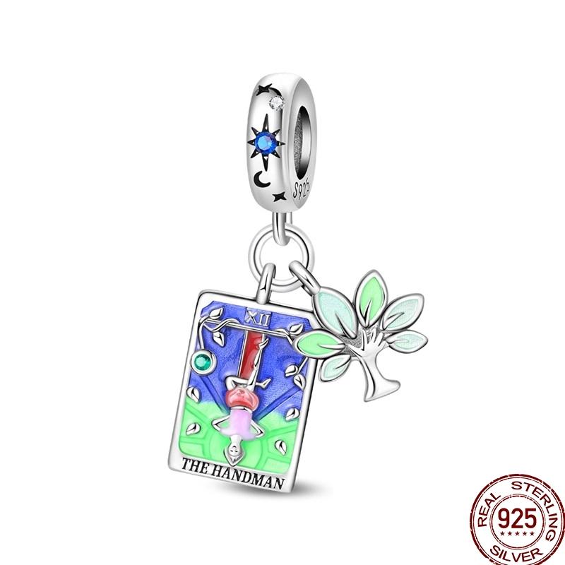 Шармы Медь Карта Таро Дьявол Отшельник Колесо Фортуны Солнце Звезда Подвеска Подходит для Браслетов Ожерелья DIY Ювелирные изделия