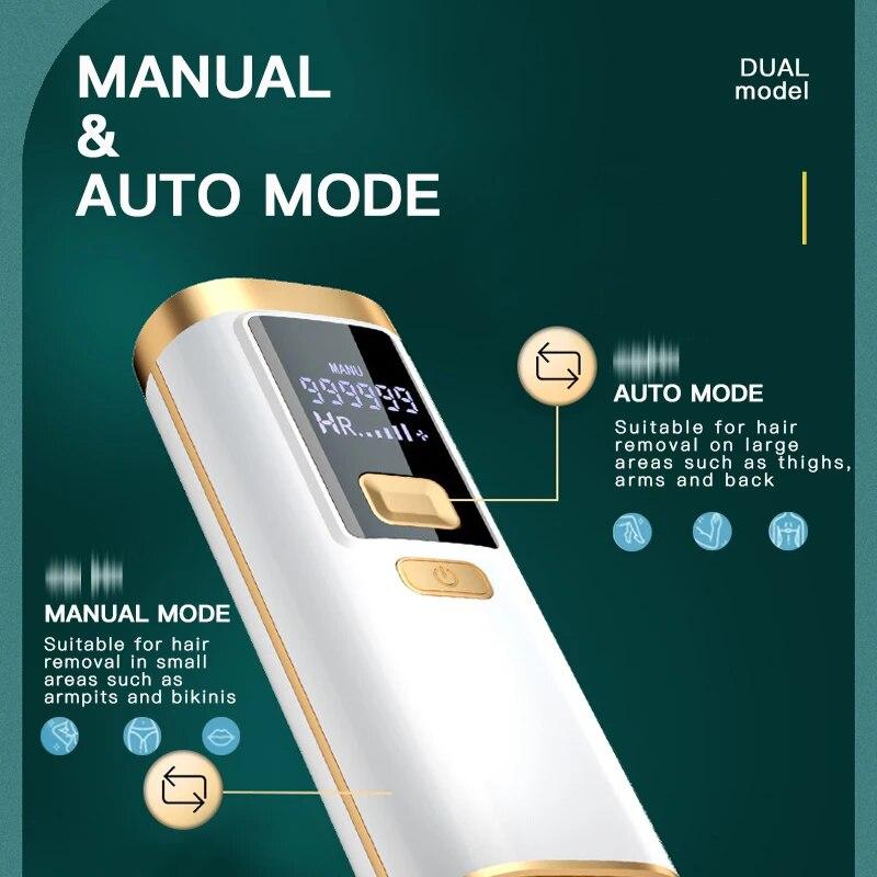 Vancostar 999900 Flash Лазерная Эпиляция для Женщин Мужчин IPL Эпилятор Постоянный 3 Световых Окна Бикини Триммер Лазерный Эпилятор