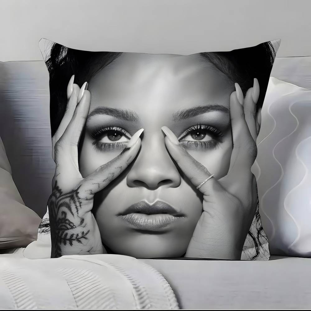 Singer R-R-R-Rihanna Pillow Case Pillowcase Soft Skin Friendly & Comfortable With A Hidden Zipper