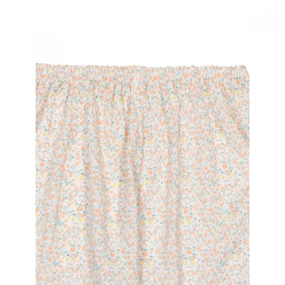 Barbara Women S Pajama Orange Pleated Small Flower awp4626S
