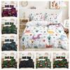 Bed Three-Piece Quilt Cover Dinosaur Animal Illustration Kit Digital Printing