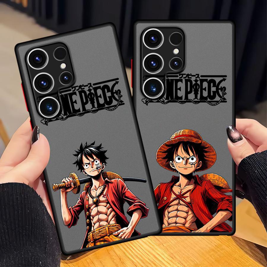 Аниме One Piece Луффи Крутой Чехол для Samsung Galaxy S23 FE S24 Plus S20 FE Note 20 Ultra 10+ S25 Ultra S26 S21 S22 Funda Задняя