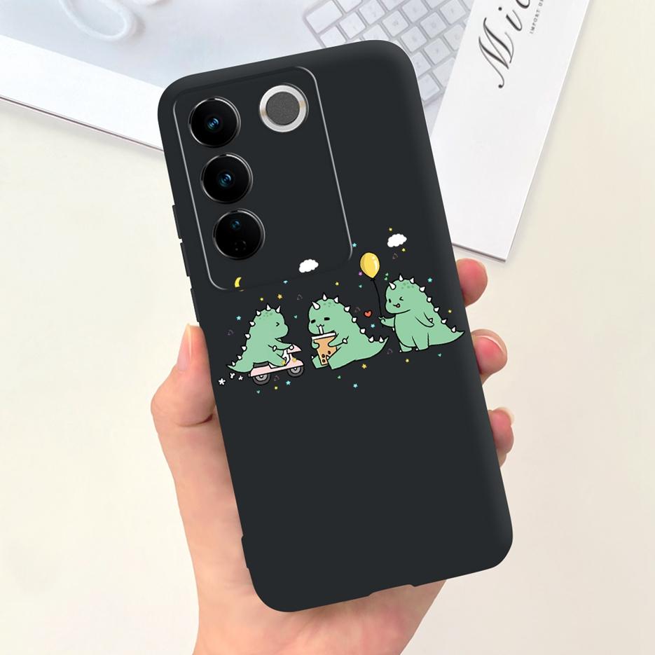 Чехол для Vivo V27 Чехол для Vivo V27e V2237 Милый Модный Расписной Чехол Мягкий Силиконовый Чехол для Телефона Для Vivo V27 Pro V 27 V27e Задняя Крышка Сумки