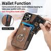 Ring Holder Leather Cards Solt Wallet Case for iPhone 14 16 Pro Max 13 11 12 Mini 15 Plus XS XR Se 2022 Magnetic Stand Bag Cover