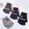 Outdoor Keep Warm Warm Thick Soft Boys Girls Kids Gloves Full Finger Knitted Gloves Mittens