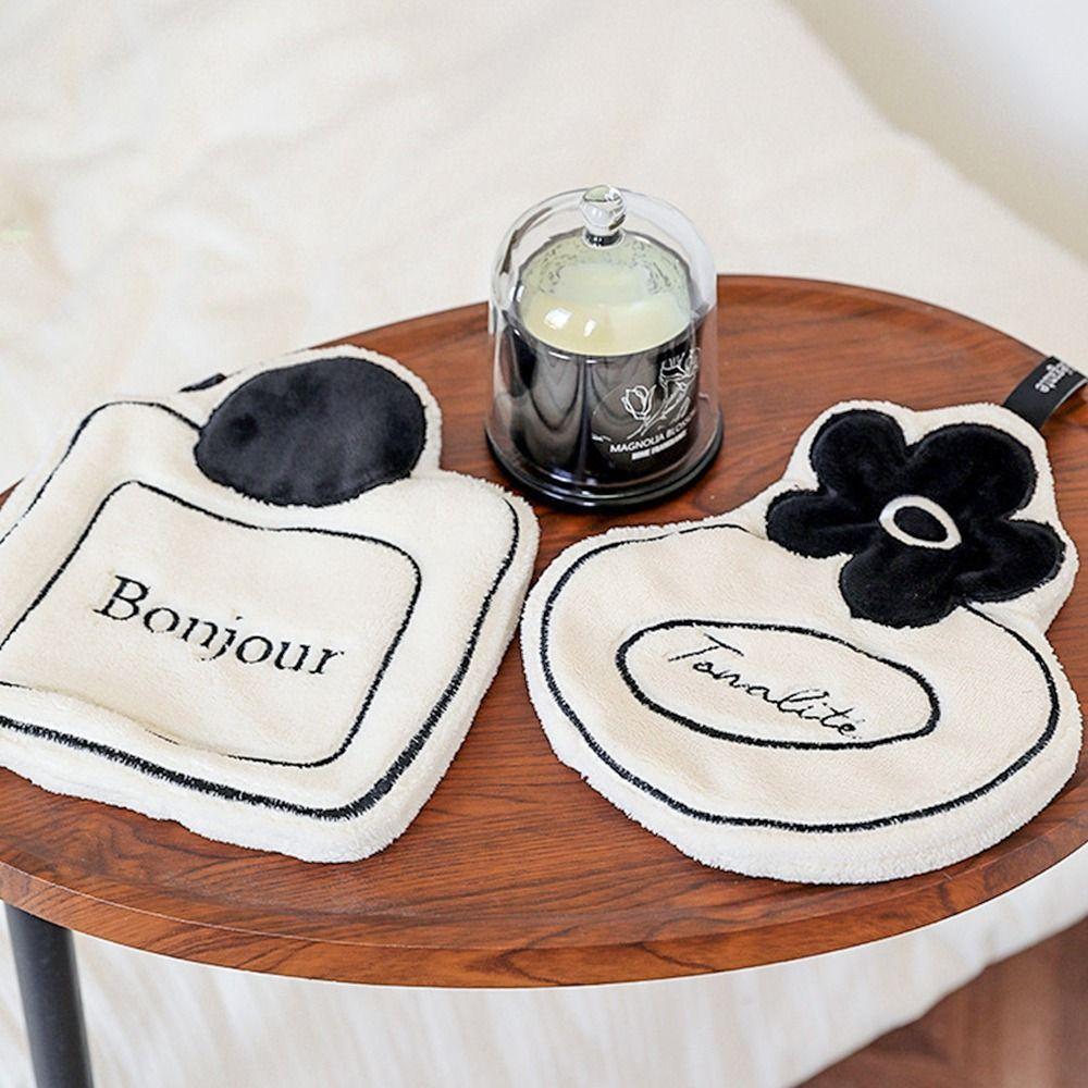 1 шт. двухслойное утолщенное полотенце для рук, впитывающее воду, платок для ванной комнаты, новый носовой платок для туалета