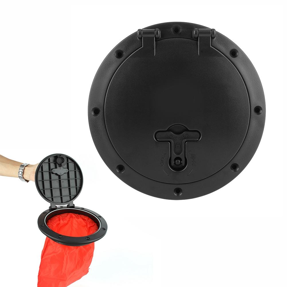 6 Inch Marine Cover Pull Out Deck Plate with Storage Bag Cover Kit for Boat Kayak Canoe Kayak Accessory