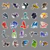 100 Dragon Doodle Stickers Cross Border Cartoon Cool Animal Stickers DIY Phone Case Suitcase Stickers Waterproof