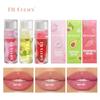 Fit Colors Фруктовое масло для губ Блеск для губ Питает, увлажняет, прозрачная водная легкая глазурь для губ