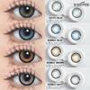Fashion Colored Contact Lenses Sapphire Blue Lenses Light Pink Lenses Lime Green Lenses Grey Natural Lenses 1 Pair