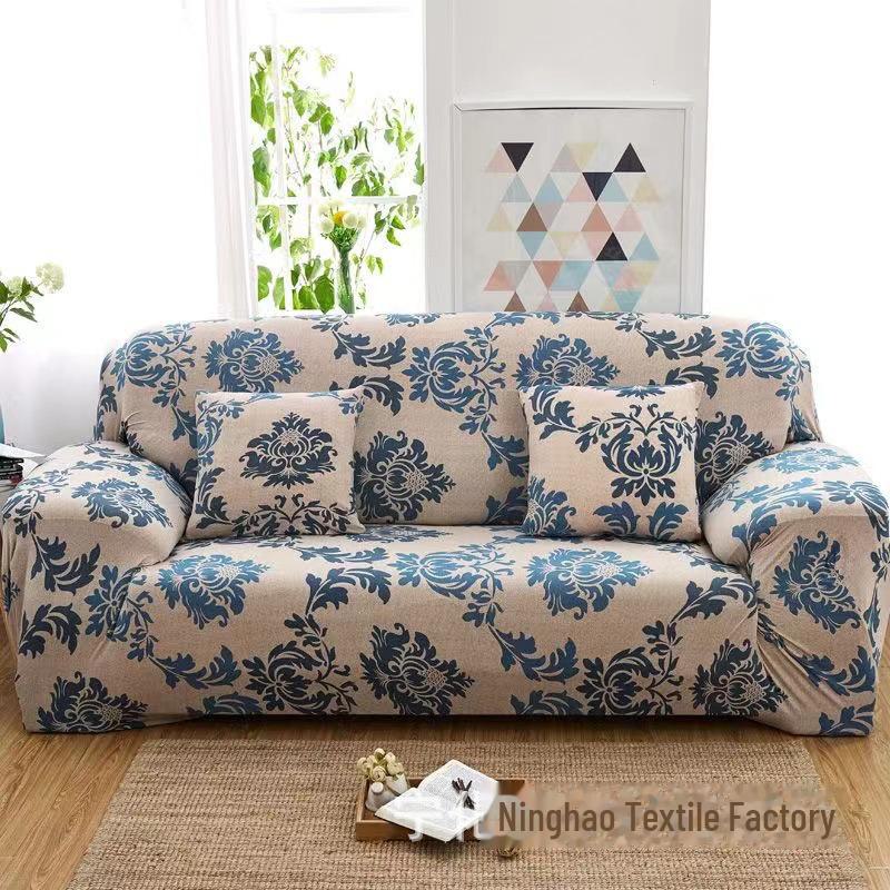 Эластичный нескользящий чехол для дивана Cross-Border – комплексный дизайн