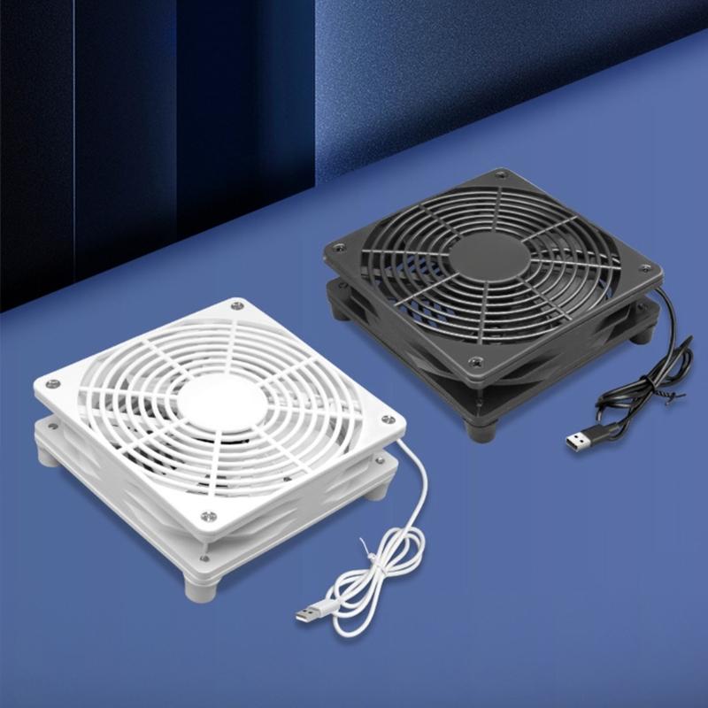 5 В USB Вентилятор для ПК Роутера Охлаждающий Вентилятор 1800 об/мин Скорость Портативный Охлаждающий Вентилятор Замена для Роутера Модема ТВ-приставки Электроники