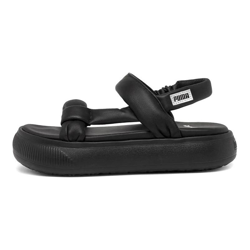 Puma Женские черные замшевые сандалии Mayu Nimbus 383379-02