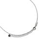 Collier Luxenter en argent 925 et zirconium brillant finition en rhodium - Anviba