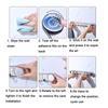 Multi-Purpose Rotating Suction Cup Hooks 5 Hooks Robe Coat Hangers  for Bathroom Accessories