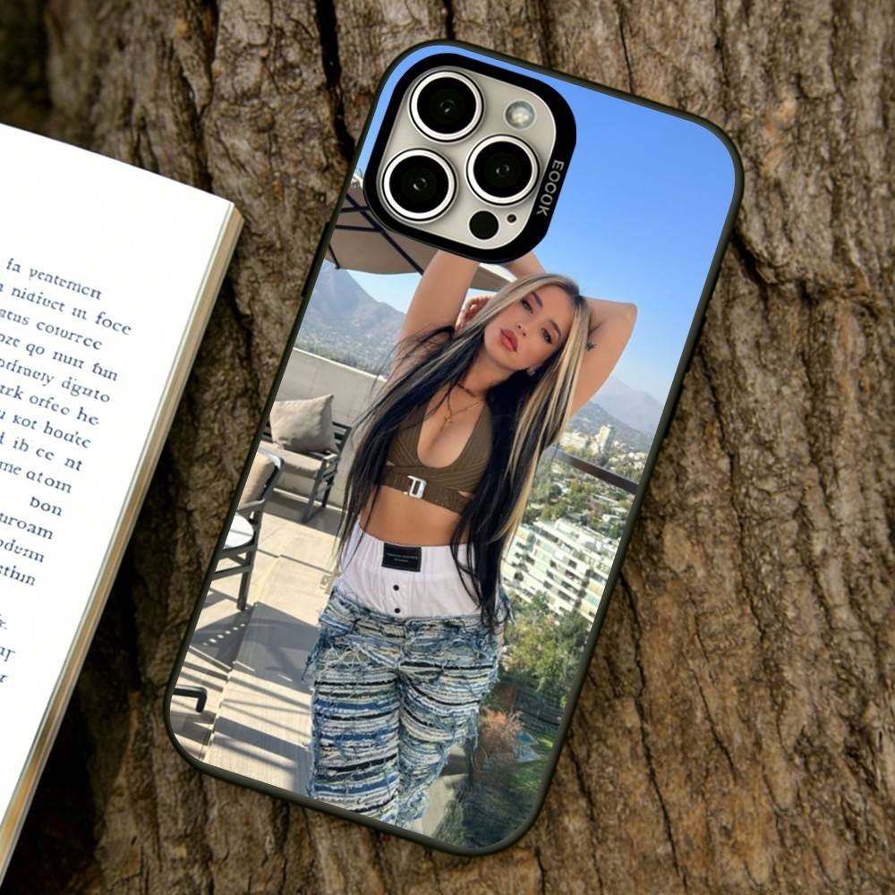 Singer Lola indigo Phone Case For iPhone 17,16,15,14,13,12,11 Plus,Pro Max,XS,Colored Silver Plated Inside Cover