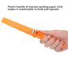 Plastic Sandpaper Roll Bar Sanding Paper Stick Manual Polishing Abrasive Paper Clip