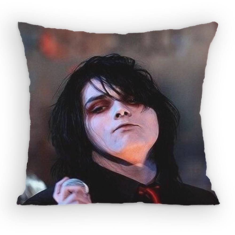 MCR MMy CChemical RRomance Band Pillow Case Sofa Living Room Bedroom Headboard Backrest Cushion Square Cushion Nap Time