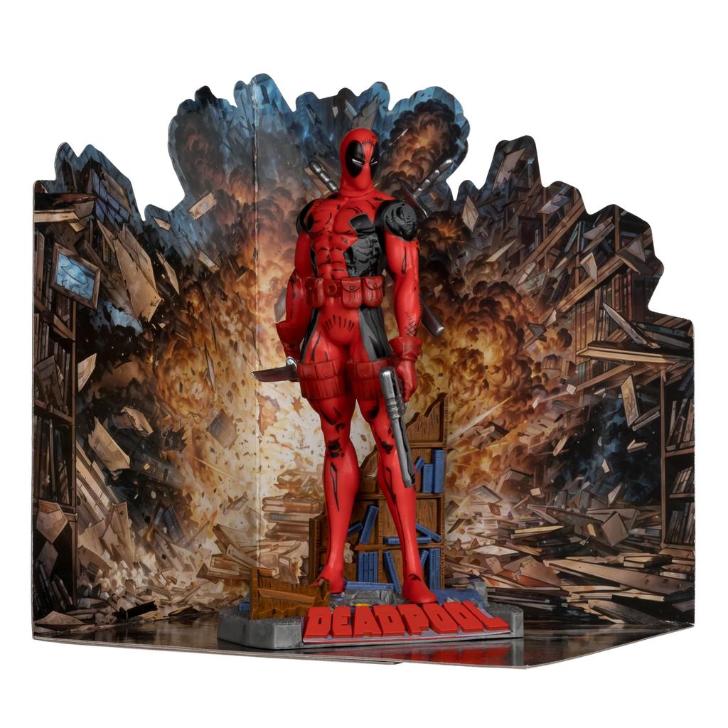 Marvel Deadpool Scale Pose Figure с мутантами сцены McFarlane Toys 110 (Новый #98)