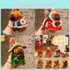 Endearing Capybara Plush Toy Keyring With Plush Fabric And Adorable Features