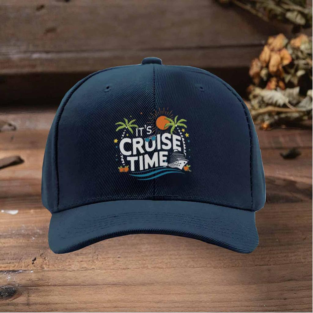 Adjustable Classic Baseball Cap Summer Cruise Printed Trucker Hat For Men Women Breathable Sun Hat For Beach Outdoor