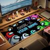 Custom Name Among us Mouse Pad Large Gaming Table Cushion Non-slip Laptop Tablet Big Mousepad XXL Mat Mini PC Playmat With Lock edge_XIA