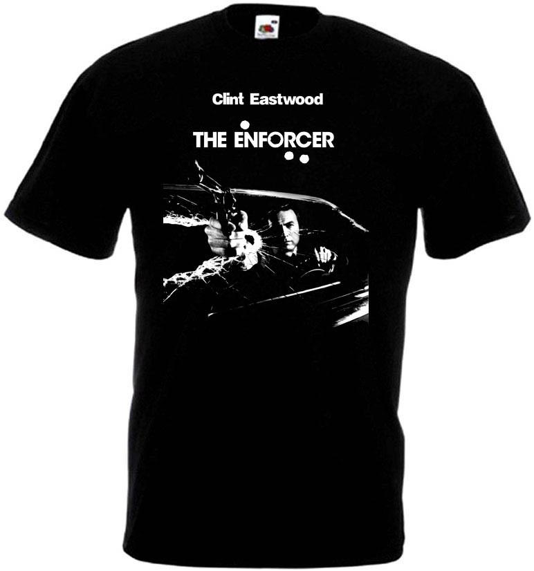The Enforcer v2 T-shirt Clint Eastwood cotton black all sizes S5XL
