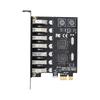 Xiwai 7 Port To USB HUB PCI Express Expansion Card Adapter 5Gbps for Motherboard PCI-E 3.0
