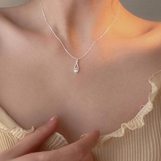 Ожерелья-колье со стразами для женщин и девочек, золотые сверкающие бриллиантовые ожерелья, блестящее ожерелье с кристаллами, подвеска в виде капли воды, персонализированный ювелирный подарок