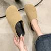 Autumn Flat-bottomed Retro Bag Head Half Slippers Women's New 2025 Casual Lazy People Wear a Pedal Boken Slippers Tide