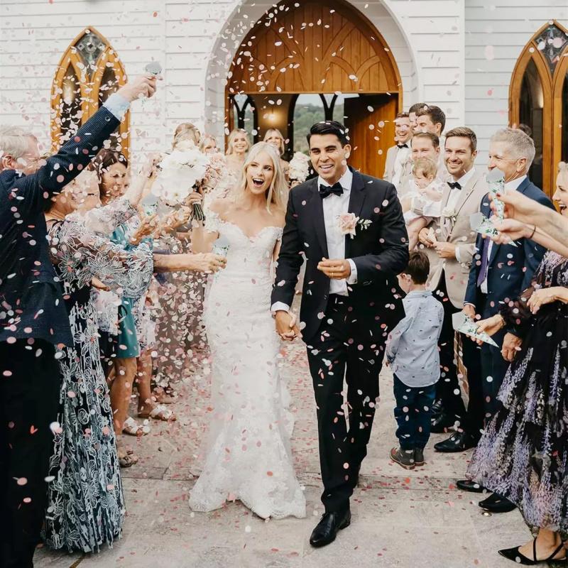 Wedding Cones Kraft Paper Cone Holder, Confetti Cones Box Tray for Wedding Party Ceremony, Table Centerpiece Decoration