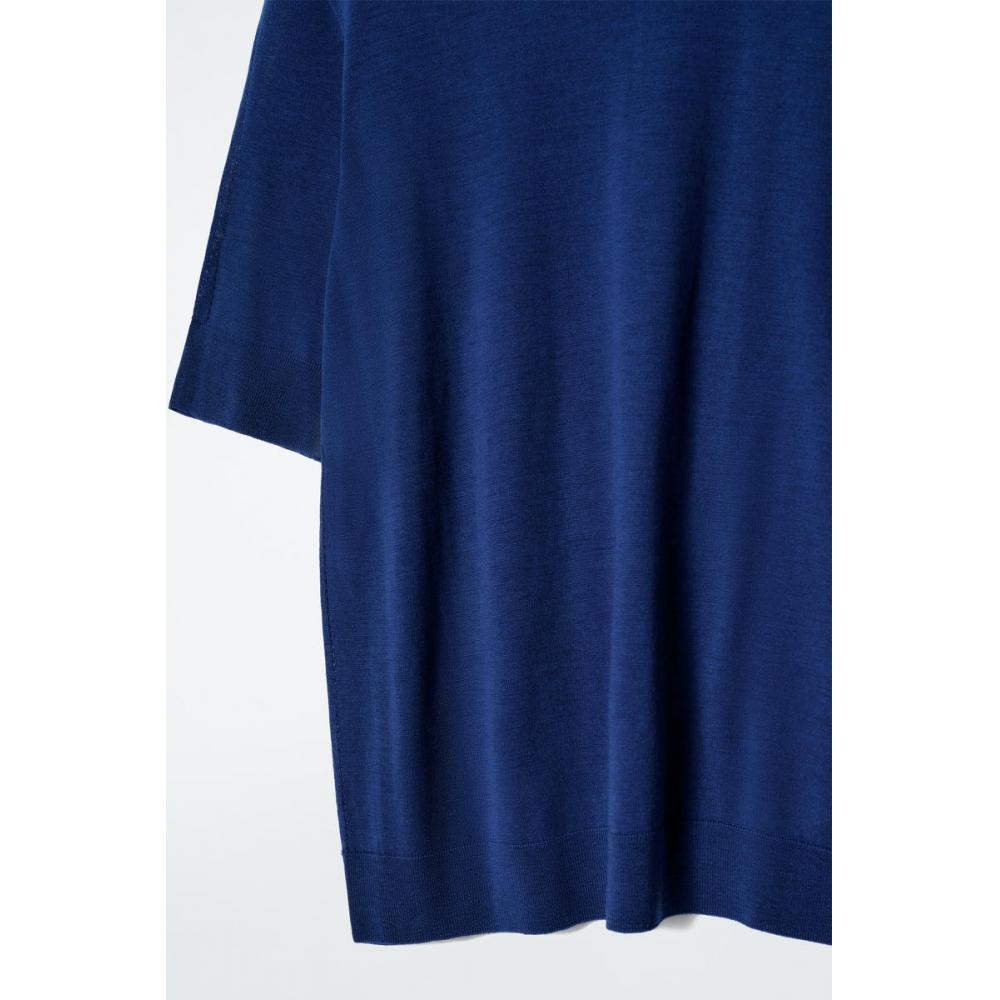 COS Трикотажная рубашка из японской мериносовой шерсти