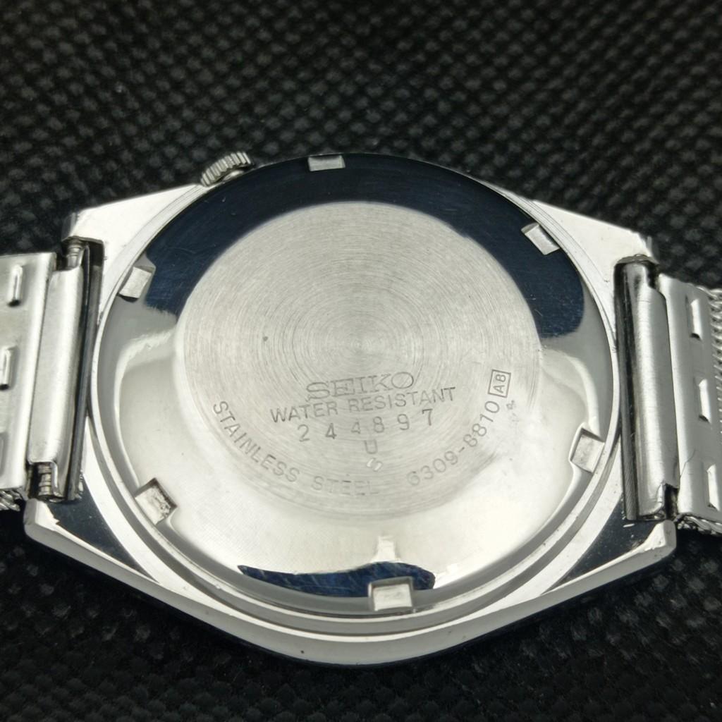 Б/У винтажные часы SEIKO 5 AUTO 6309A JAPAN MENS D/D ARABIC GREEN 589-a310815-2