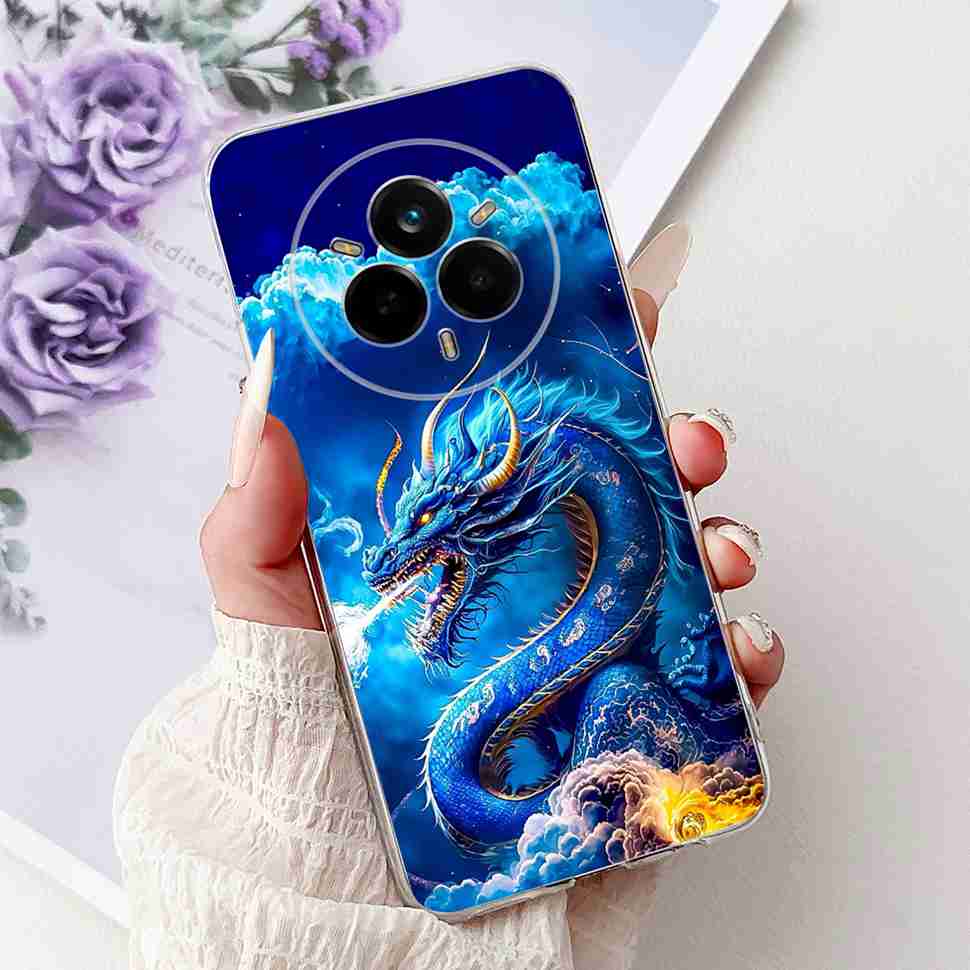 Чехол для Realme 14 Pro 5G RMX5056 Новый модный стиль Мягкий силиконовый чехол из ТПУ для Realme 14Pro+ 14Pro Plus 5G RMX5051 Защитный корпус-бампер