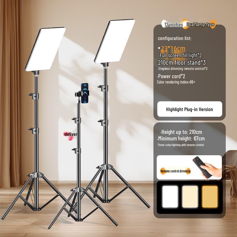 Pro Stream & Photography LED Soft Light for Indoor Video & Beauty Shots