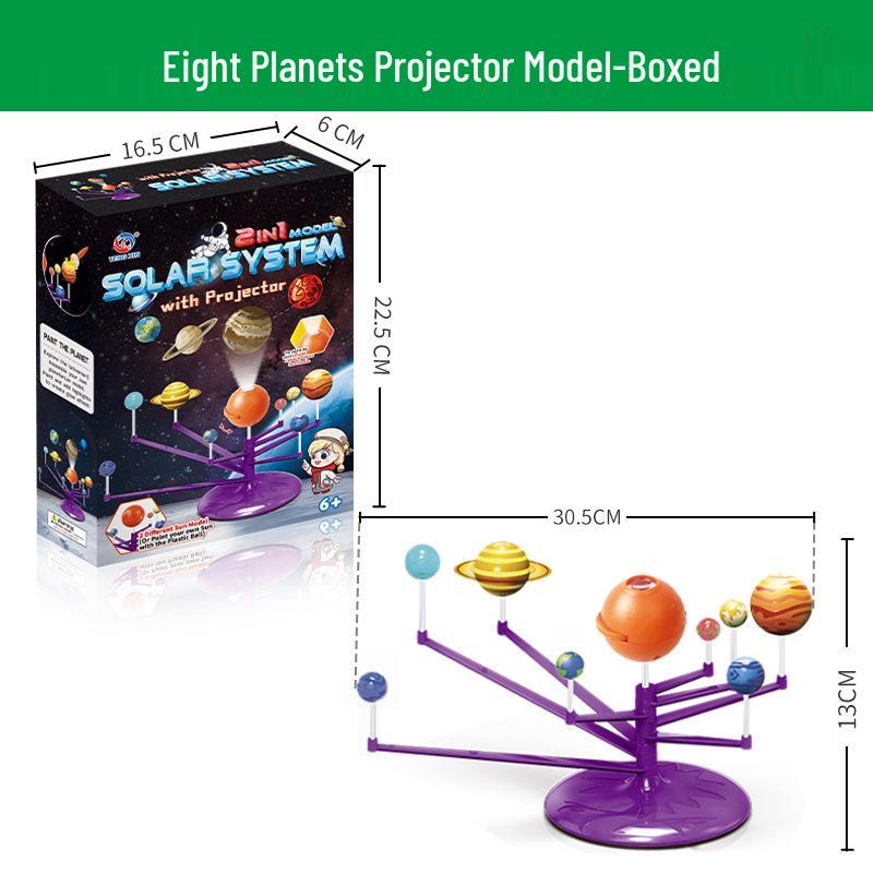 3D Solar System Model: Educational Electric Toy for Children’s Science Learning and DIY Puzzle Projects