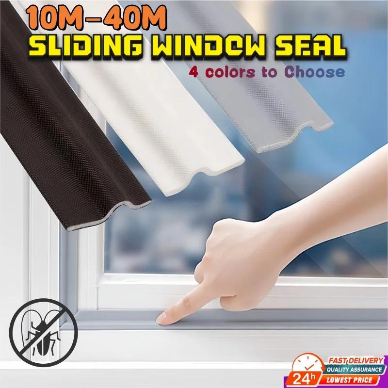 20/30/40M Acoustic Insulation Foam Sliding Doors Window Weather Seal Strip,Draft Stopper Sweep,Weather Stripping,Seal Gap Filler