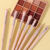 BEILI 11 Pcs Pink Makeup Brushes Set Eyebrow Eyelash Powder Synthetic Foundation Brushes Makeup Cosmetics Beauty Make Up Brushes Kit With Bag