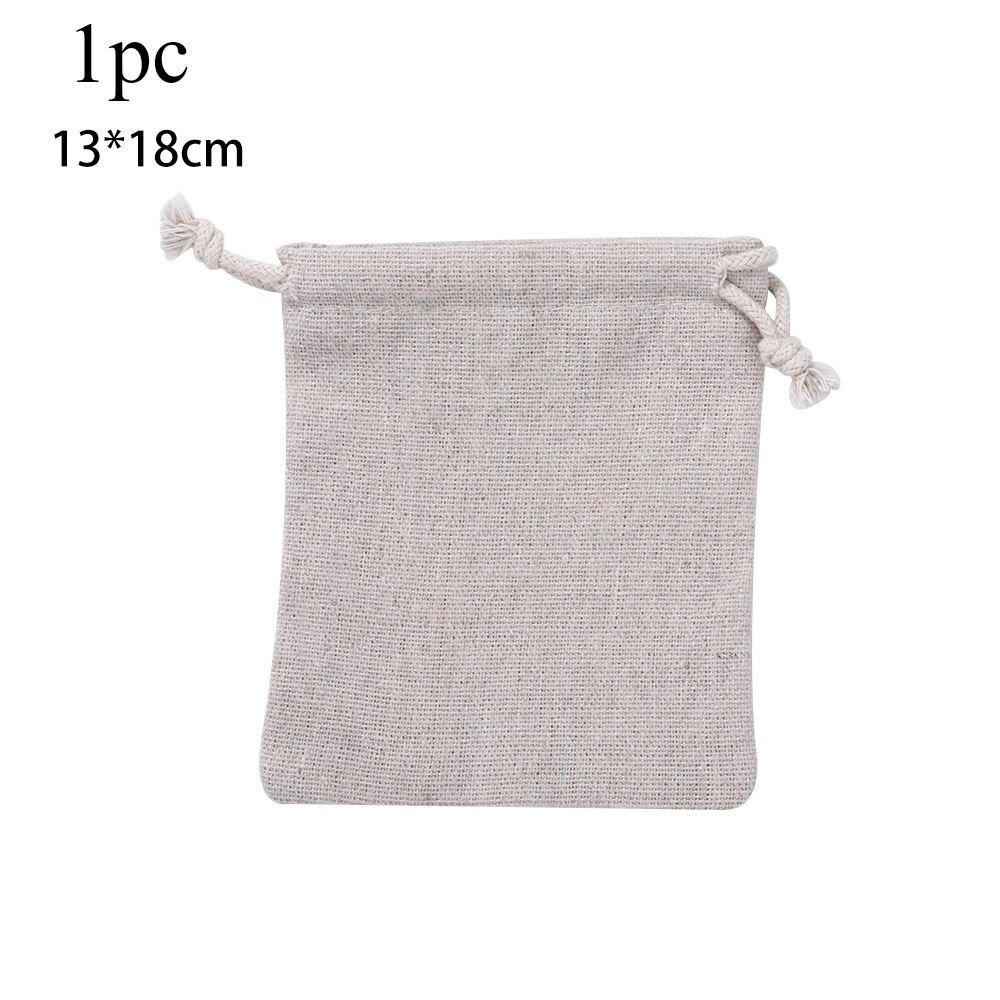 Льняной мешок для хранения продуктов, джутовые подарочные пакеты, мешочек на шнурке, органайзер для конфет, свадебный подарок