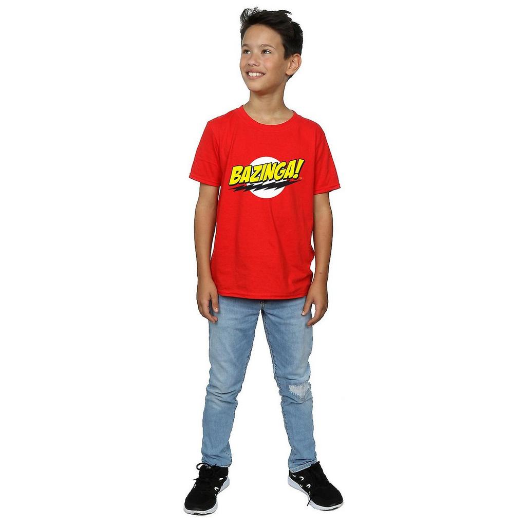 The Big Bang Theory Boys Bazinga Cotton T-Shirt