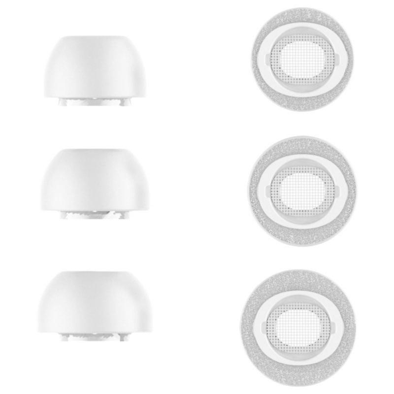 2 пары удобных амбушюр из пены с эффектом памяти для надежной посадки и шумоподавления для пользователей Buds 3Pro. Повышают стабильность.