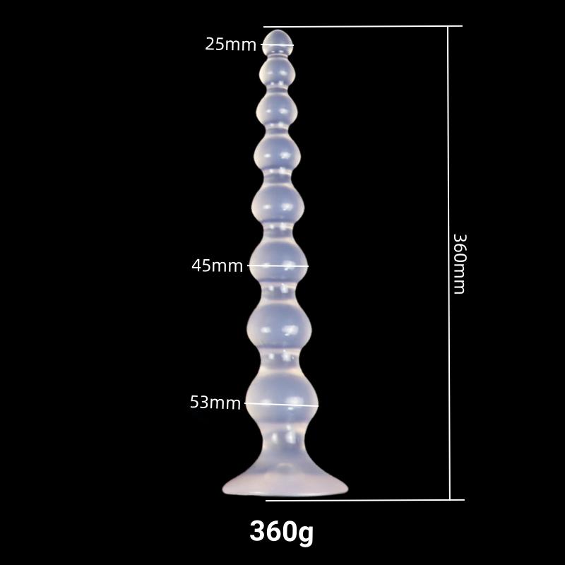 PVC Anal Plug Bead Butt Plug Prostate Massages Masturbator Sex Toys for Man Anal Dilator Sex Products